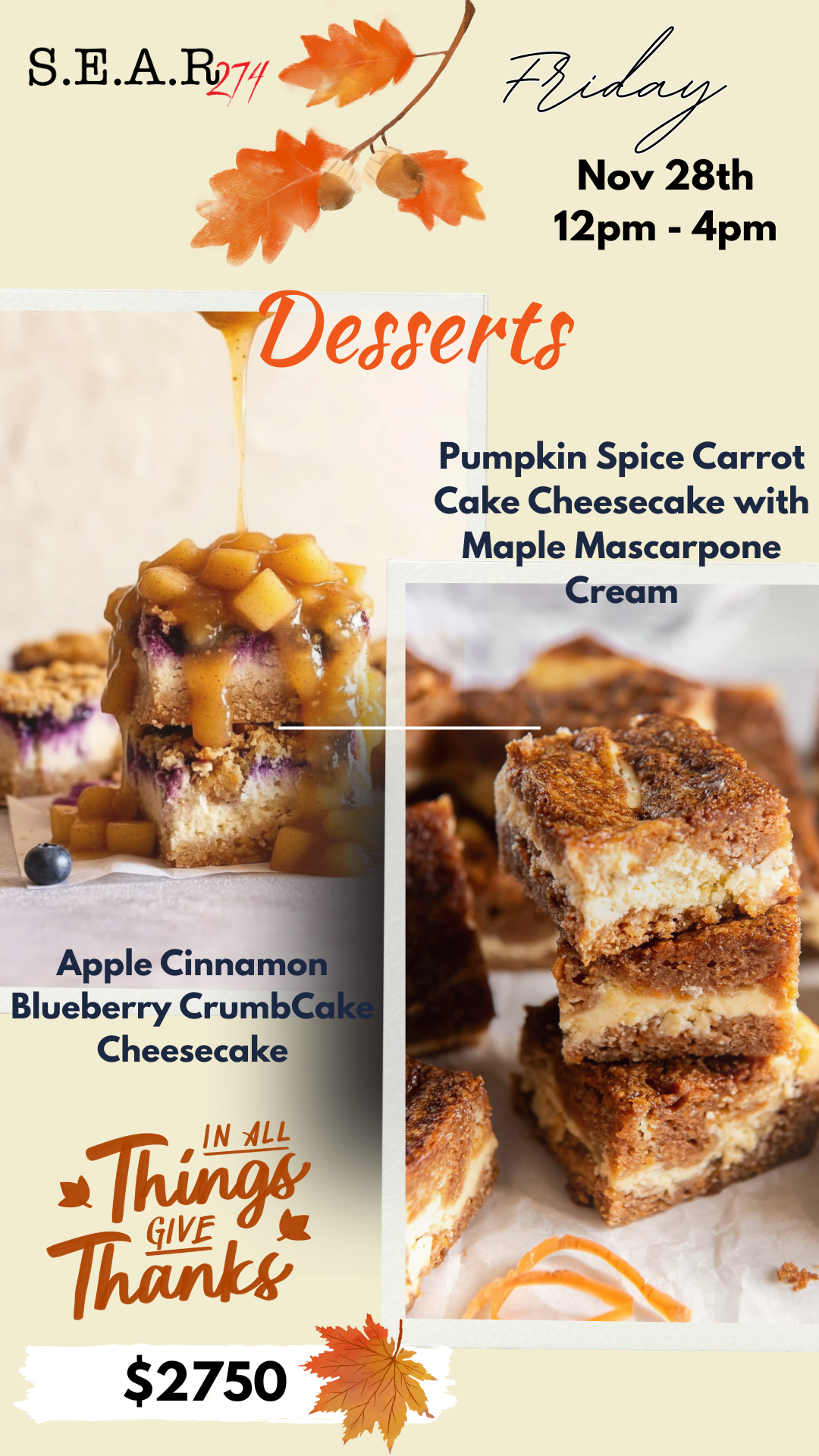 Thanksgiving Dessert Graphic